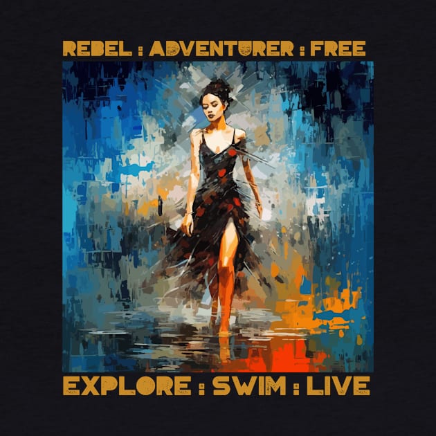 rebel adventurer, swimming v1 by H2Ovib3s